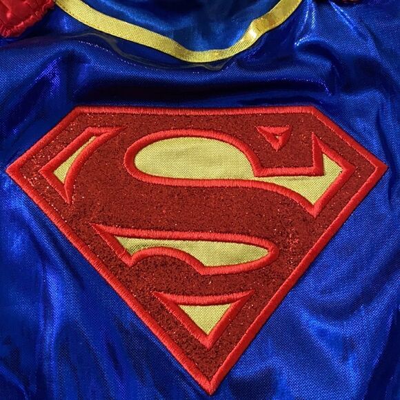 Kids Super Woman Costume Halloween Size L NEW - Picture 3 of 9